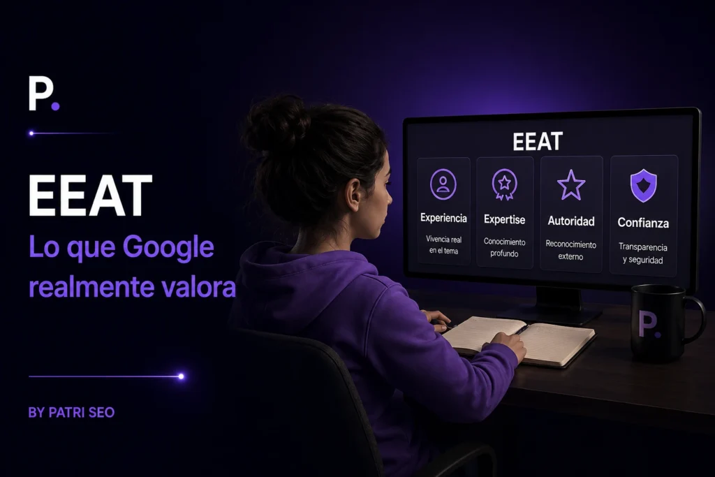 EEAT en el SEO: qué es, por qué Google lo valora y cómo trabajarlo · By Patri SEO