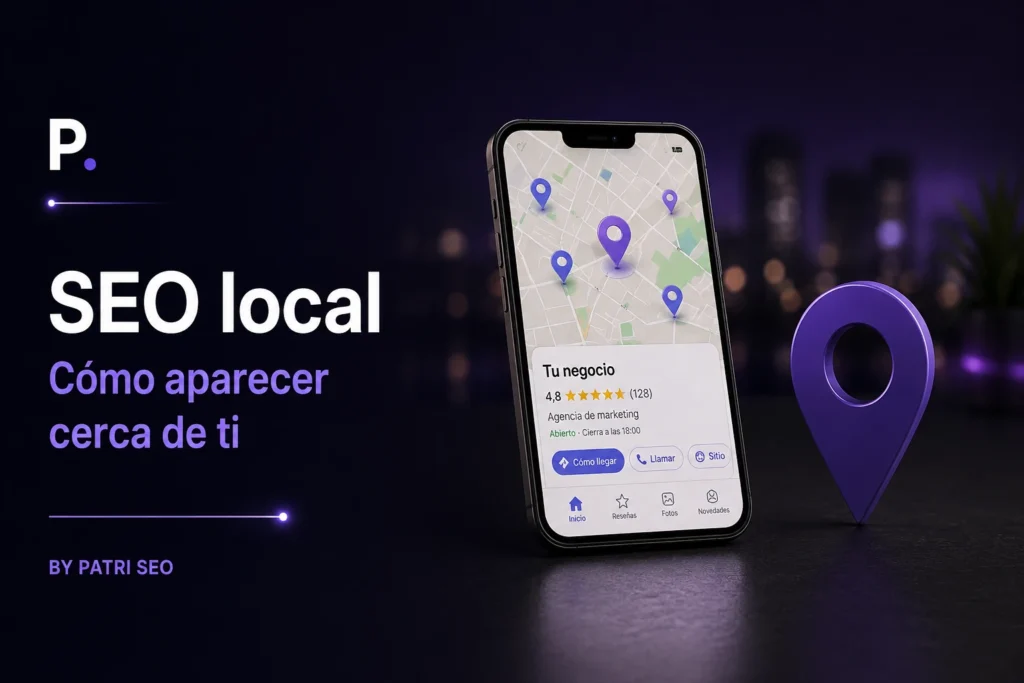 SEO local guía completa: cómo aparecer cuando alguien busca cerca de ti · By Patri SEO